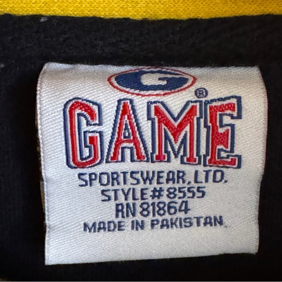 West Virginia Mountaineers Hoodie XS Navy Gold NCAA Game Sportswear - Picture 4 of 5